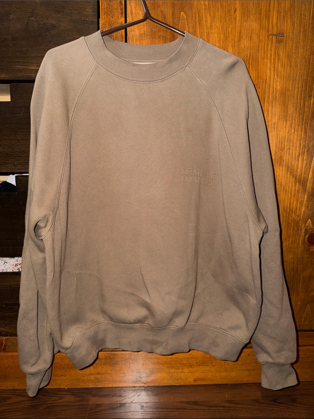 Fear of God Essentials Taupe Crewneck